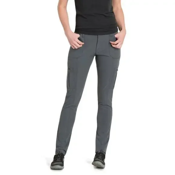 Kuhl Womens Horizn Pant Skinny Dark Gray Size 12 Reg Hiking Outdoors - Picture 2 of 11